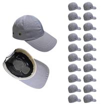 Bone com Capacete EPI Kit 20 Uni Obra Seguranca Reparo Casquete Construcao Oficina Protecao Resistente Trabalho