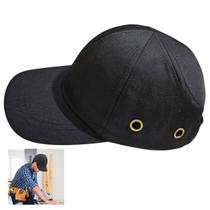 Bone com Capacete EPI Obra Segurança do Trabalho Casquete Construçao Serviço Reparo Conserto Oficina Proteçao