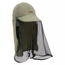 Boné com lanterna led camping pesca boné ntk aruana bege