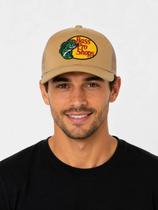 Boné Com Tela Para Pesca Pescador Bass Pro Shop Bege