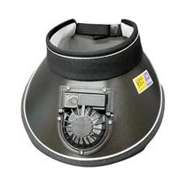 Boné Com Ventilador USB Recarregável, Respirável E Protetor Solar Para Esportes