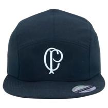 Boné Corinthians Five Panel Supercap Preto