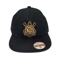 Boné Corinthians Patch Dourado Timão Sccp - Licenciado