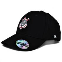 Boné Corinthians SuperCap Patch Bordado Licenciado Oficial