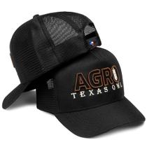 Boné Country Aba Curva Agro Bordado Texas Owl Original Masculino Boné Country Aba Curva Agro Bordado Texas Owl Original Masculino