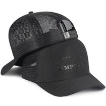 Boné Country Agro Rural Style Aba Curva Trucker Telinha