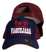 Boné Country American Bison Azul Unissex Telinha Original