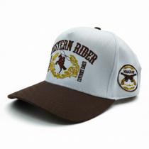 Boné Country Branco Estilo Wertern Rider Premium - Branco