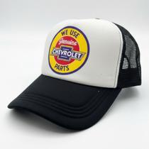 Boné Country Chevrolet Parts Trucker Luke Sports - Branco