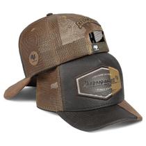 Boné Country Farm Rústico Telinha Ajustável Aba Curva Sharecropper Original Boné Country Farm Rústico Telinha Ajustável Aba Curva Sharecropper Original