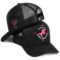 Boné Country Feminino Bruta Indelicada Aba Curva Telinha