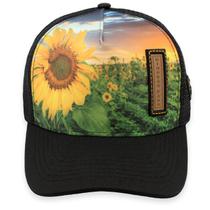 Boné Country Girassol Simprão Aba Curva Telinha Unissex