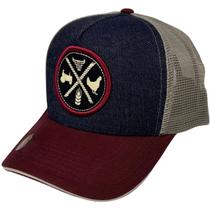 Boné Country Masculino 6 Gomos Ajustável Trucker Snapbackpro