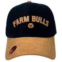 Bone Country Masculino Aba Curva Telinha Farm Bulls New