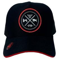 Bone Country Masculino Farm Buls Preto New