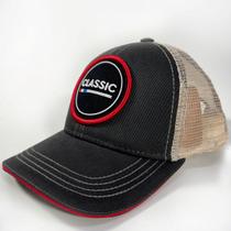 Boné Country Preto Bordado Relevo Telinha Snapback Classic