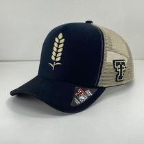 Boné Country Sertanejo Trucker Tela Original Texas Field.