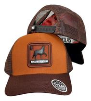 Boné Country Texas Colection Marrom Unissex Telinha Original