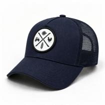Boné Country Trucker Cowboy Aba Curva Telinha Ajustável -