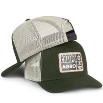 Boné Country Trucker Força Do Agro Telinha Respirável