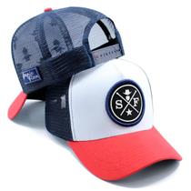 Boné Country Trucker Telinha Aba Curva Simprão Farm