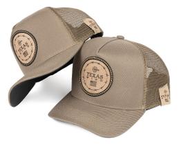 Boné Cowboy Americano Masculino Rústico Snapback Aba Curva Texas Wind