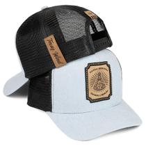 Boné Cowboy Bordado Nossa Senhora Trucker Aba Curva Snapback Texas Wind Original