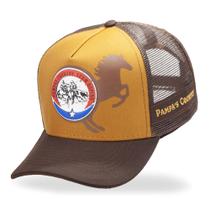 Boné Cowboy Cavalo Team Roping Telinha Unissex Country Rodeio