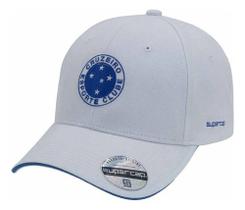 Boné Cruzeiro Bordado Frontal Lateral Dora Branco Supercap Boné Cruzeiro Bordado Frontal Lateral Dora Branco Supercap