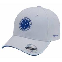 Boné Cruzeiro Bordado Frontal Lateral Dora Branco Supercap