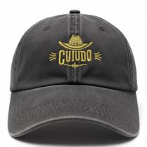 Bone Cuiudo Agro Jeans Desbotado -