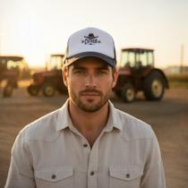Boné Cuiudo do Agro Bruto Trucker - Branco