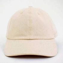 Boné Dad Hat Desestruturado Liso Assinatura Off White