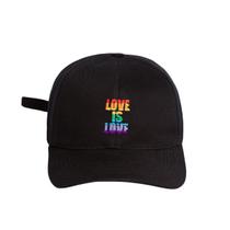 Boné Dad Hat Love is Love Orgulho Pride Strapback Gogumell