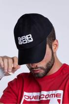 Boné Dad Hat Overcome x Bad Boy's Preto