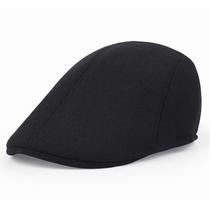 Boné de Baseball Clássico Masculino - Boina de Cor Lisa para Primavera, Outono e Inverno - Boné de Baseball Clássico Masculino - Boina de Cor Lisa para Primavera, Outono e Inverno -
