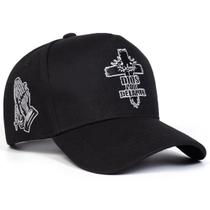 Boné de Baseball de Cinco Painéis DIOS POR DELANTE para Homem,Elegante -