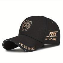 Boné de Baseball Unisexo FEWK com Escudo Bordado Premium para Primavera - Boné de Baseball Unisexo FEWK com Escudo Bordado Premium para Primavera -