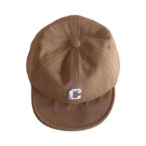 Boné De Bebê Primavera Outono Com Aba Macia Bordado Com Letras P Estilo Coreano Boné De Beisebol