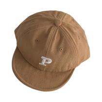 Boné De Bebê Primavera/Outono Com Aba Macia E Letras P Coreanas Bordadas - Boné Infantil Estilo Boné De Bebê Primavera/Outono Com Aba Macia E Letras P Coreanas Bordadas - Boné Infantil Estilo