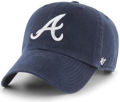 Boné de beisebol 47 Atlanta Braves azul-marinho ajustável Boné de beisebol 47 Atlanta Braves azul-marinho ajustável