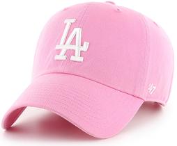 Boné de beisebol 47 Brand MLB Los Angeles Dodgers rosa rosa