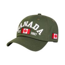 Boné De Beisebol Ajustável Com Bandeira Do Canadá Para Homens, Chapéu Snapback De Algodão Da Moda