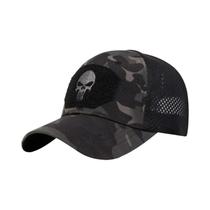 Boné De Beisebol Ajustável Com Bordado De Caveira, Respirável, Casual, Protetor Solar Para Primavera