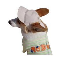 Boné De Beisebol Ajustável Estilo Coreano Em Cor Sólida Para Proteção Solar Para Teddy Corgi