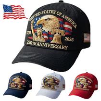 Boné de beisebol ajustável Yostyle 250th Anniversary USA