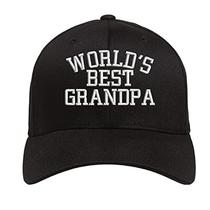 Boné de beisebol, algodão lavado, bordado, chapéu liso, o melhor vovô do mundo