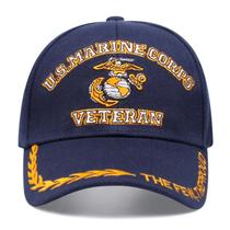 Boné de beisebol Anime de veteranos do Corpo de Fuzileiros Navais dos EUA para adultos