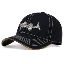 Boné de beisebol Anime Fishbone Bordado para adultos Boné de beisebol Anime Fishbone Bordado para adultos