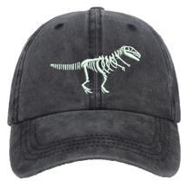 Boné de beisebol Anime Hat Dinosaur Skeleton para homens Boné de beisebol Anime Hat Dinosaur Skeleton para homens